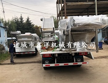 果蔬清洗机装车发货