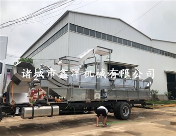 果蔬清洗加工线已发货