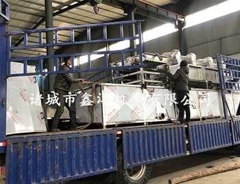 清洗风干流水线装车中